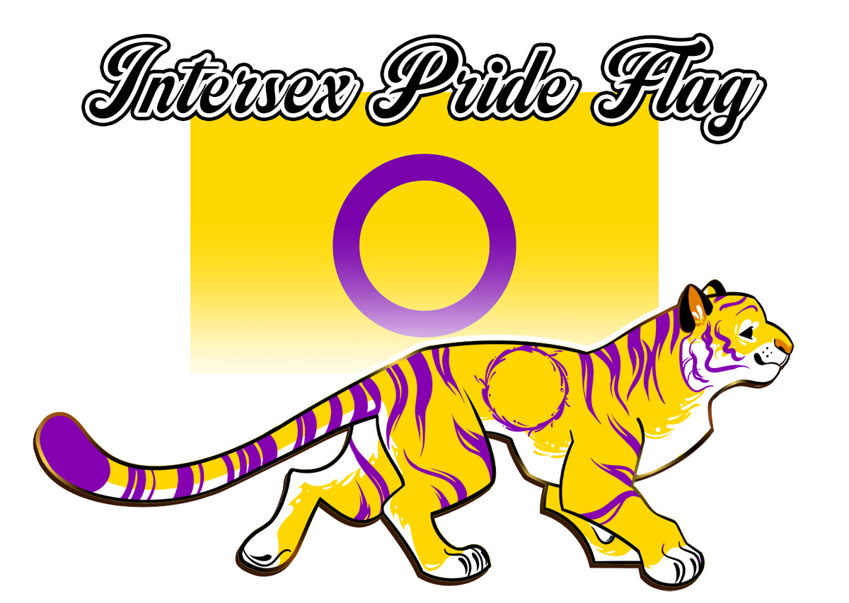 PRE-ORDER: Pride Flags Tiger [Pride Collection] Enamel Pins