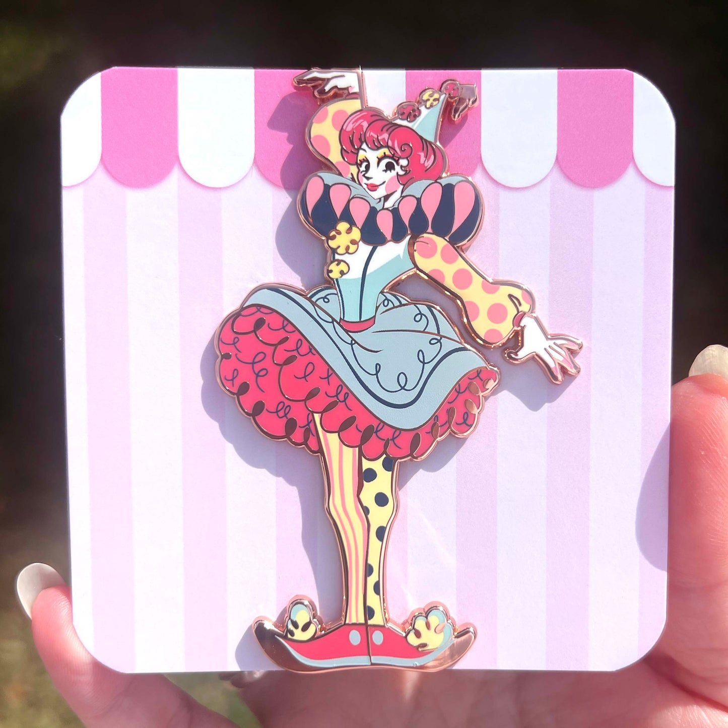 Baby Belle Clown Girl: Enamel Pin