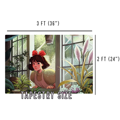 Kiki - Limited Final Stock Fabric Wall Tapestry (24" x 36")