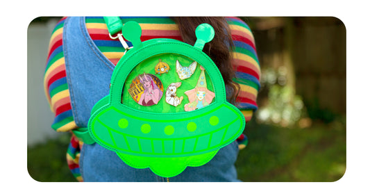 Cosmic Love UFO Ita Bag - Green