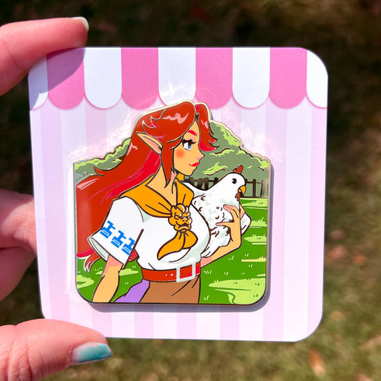 Malon Enamel Pin
