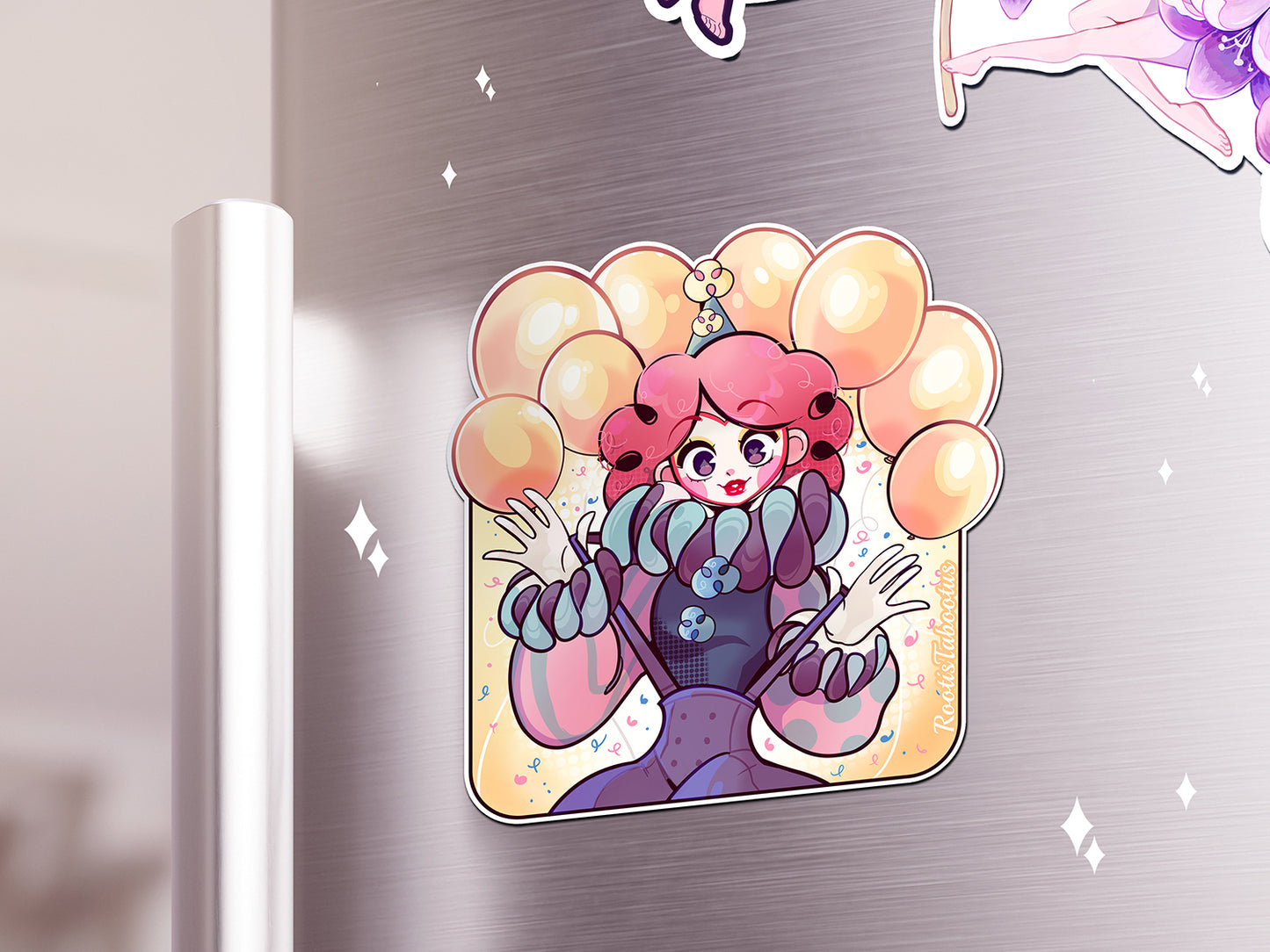 Ruffles the Clown: Magnet