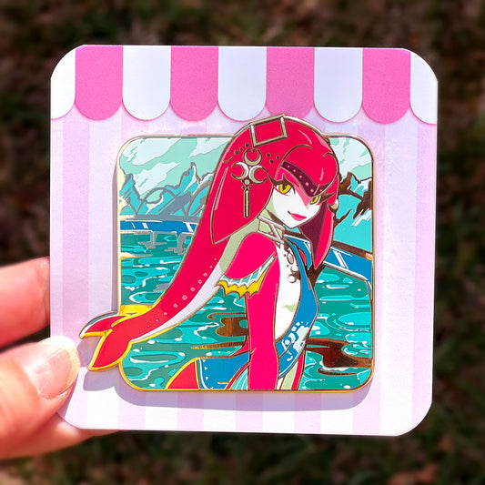 Mipha Enamel Pin