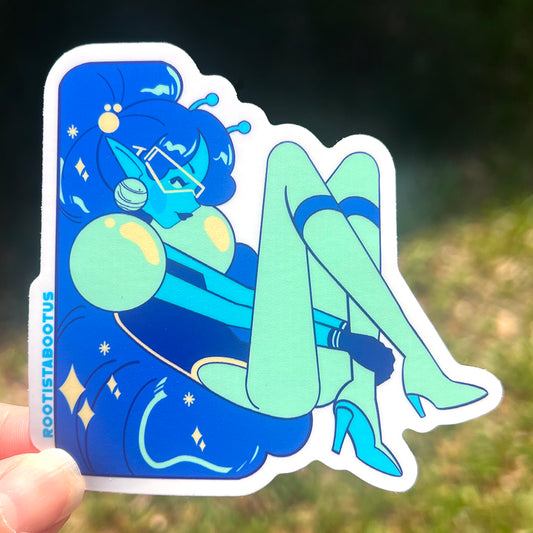 Cosmic Love: Neptune Vinyl Sticker