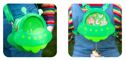 Cosmic Love UFO Ita Bag - Green