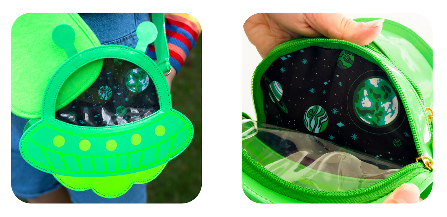 Cosmic Love UFO Ita Bag - Dark Blue