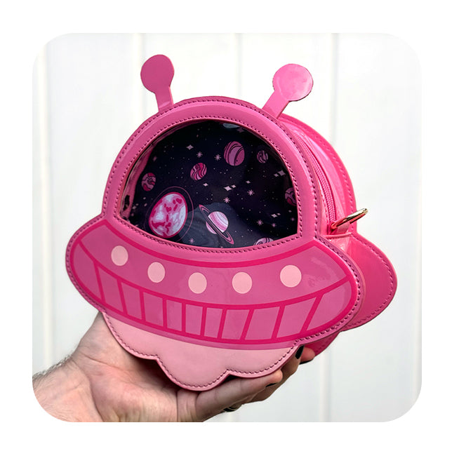 Cosmic Love UFO Ita Bag - Pink