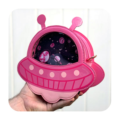 Cosmic Love UFO Ita Bag - Pink