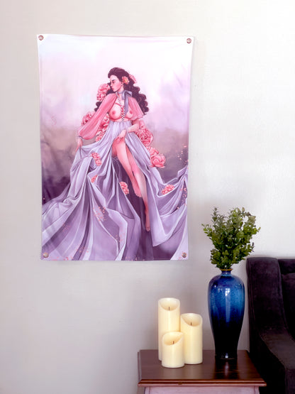 Powder - Limited FInal Stock Fabric Wall Tapestry (24" x 36")