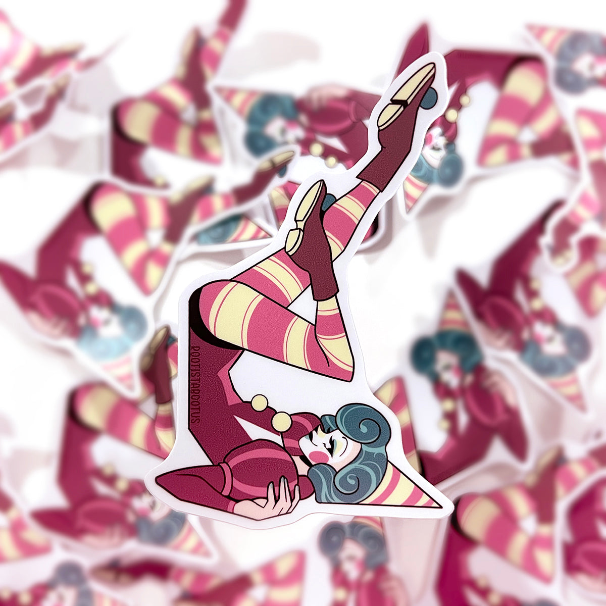 Provaa The Clown Vinyl Sticker