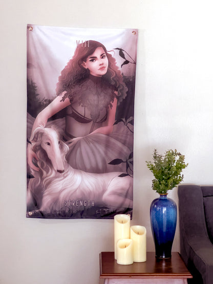 Strength - Limited Final Stock Fabric Wall Tapestry (24" x 36")