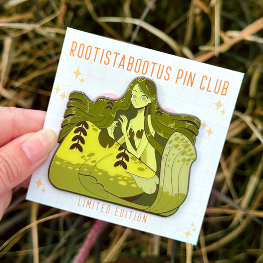Telmatica: The Swamp Mermaid Enamel Pin