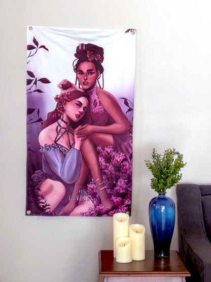 The Lovers - Limited Final Stock Fabric Wall Tapestry (24" x 36")