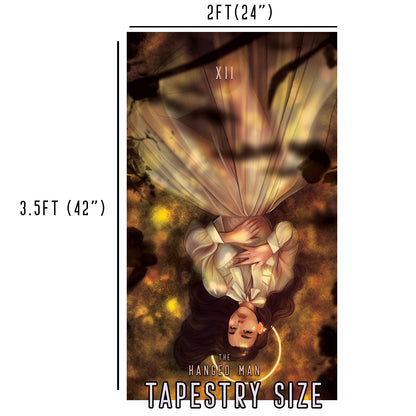 The Hanged Man - Limited Final Stock Fabric Wall Tapestry (24" x 36")