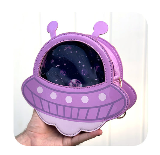 Cosmic Love UFO Ita Bag - Purple