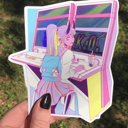 Holographic Knock Out Sticker